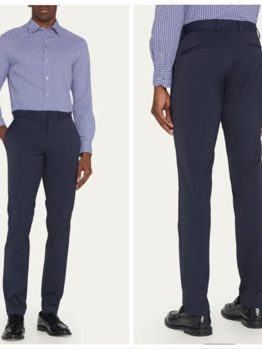 Theory Men Zaine Neoteric Pants In Navy Size 30